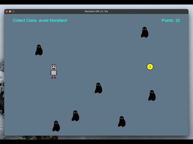 Monsters Inc. – A Python & pygame Arcade Game (Gameplay Demo)