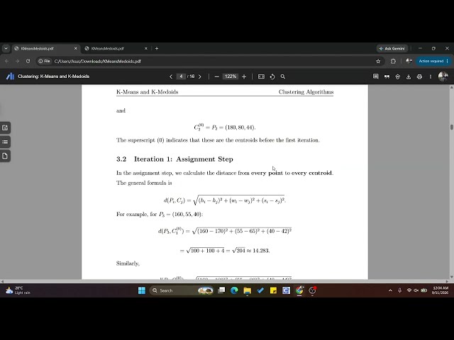 Clustering Algorithms: K-Means and K-medoids
