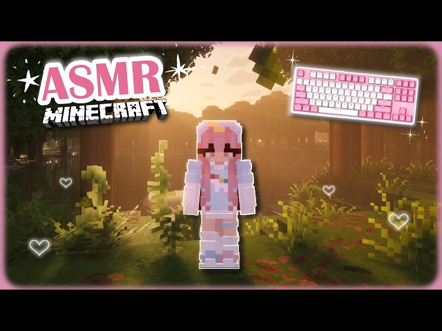 Minecraft ASMR ♡ Starting A New Adventure💕 | Whispered & Keyboard Sounds ✨