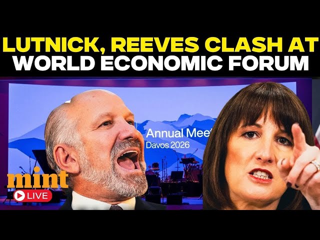 WEF 2026 Live | Howard Lutnick And Rachel Reeves In High-Profile Davos Discussion | Tariffs