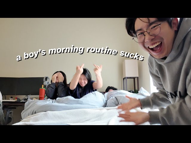 COPYING MY BROTHER'S MORNING ROUTINE *it was awful*