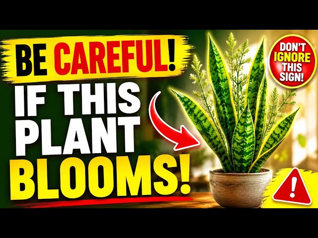 The Mystery Of Why The Snake Plant  Blooms