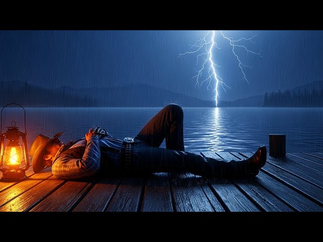 Hiding from the Lightning on a Quiet Ranch Porch with Arthur | RDR2 ASMR Thunder Relax