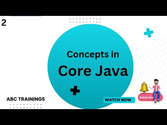 CONCEPTS  IN CORE JAVA - EPISODE 2