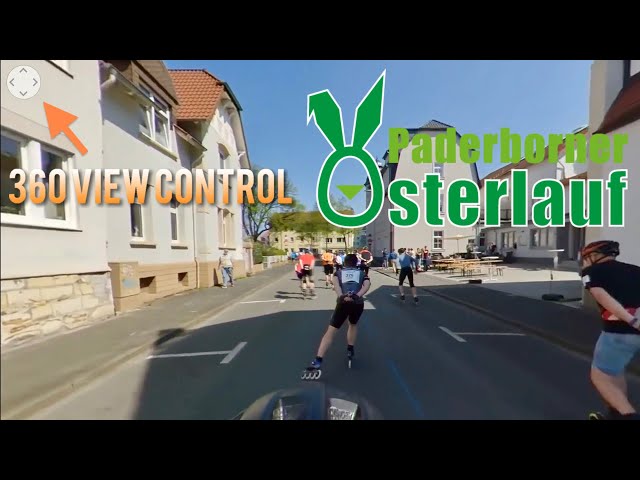 73. Paderborner Osterlauf Inline skate 2019: 5K 360° all-round view