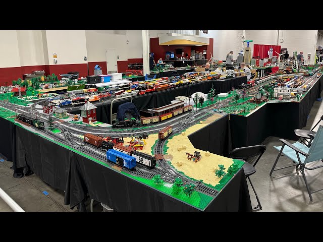 LEGO Train Layout By LGMS - BrickFair VA 2024