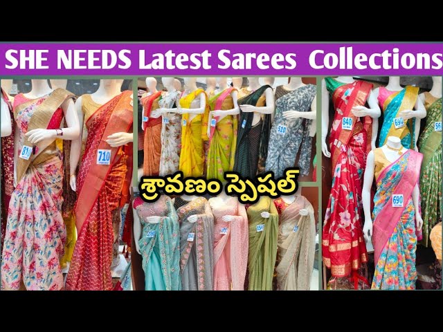 She needs latest sarees collections ||she needs dilsukhnagar hyderabad |sarees|she needs sarees