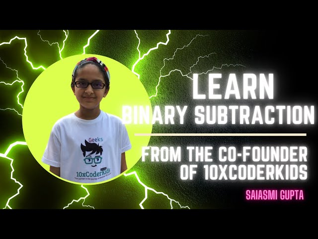 Learn Binary Subtraction | Chapter-1 of Trackpad Computer Book | Class 7