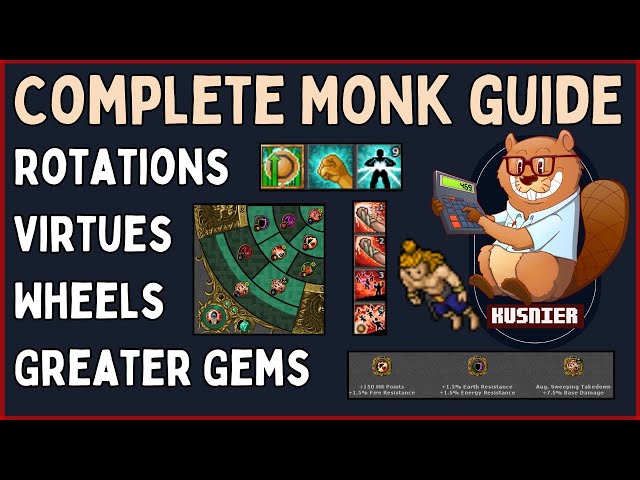 Complete Monk Guide | UPDATED | Virtues, Rotations, Wheels | Tibia