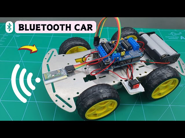 DIY Bluetooth-Controlled Car using Arduino & L293D (Android App)