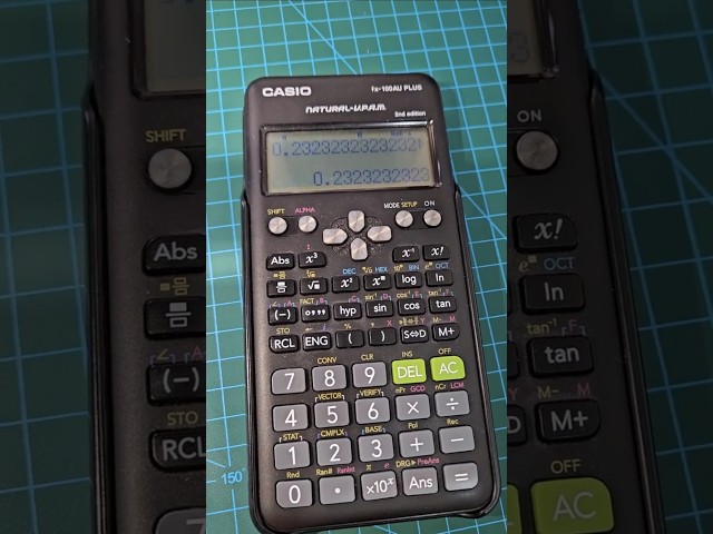 How to express a recurring decimal as a fraction using Casio Scientific Calculator fx-991ES fx100