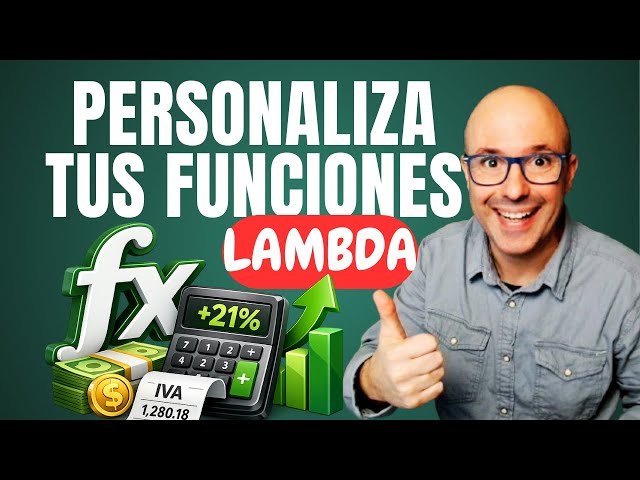 🚀 Create CUSTOM FUNCTIONS with LAMBDA in EXCEL step by step