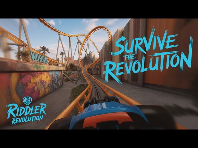 Experience the Thrill: 360 Video of Warner Bros. World Abu Dhabi with The Riddler Revolution!