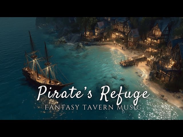 Pirate’s Refuge – Cozy Fantasy Tavern Music and Ambience (24/7 Livestream)