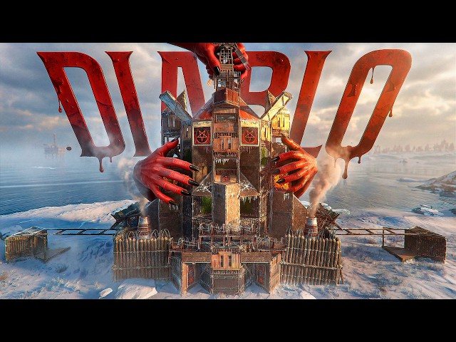 The DIABLO. 2x1 CORE 6 BUNKERS, ONLINE-OFFLINE TANK 100 ROCKETS - RUST Base Design