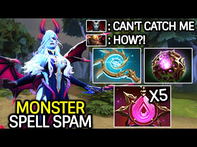 Queen of Pain Counter Build – Spell Spam Monster Dota 2