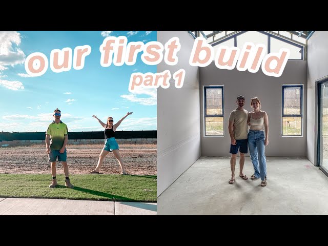 vlog | building our first home 🏡 the progress so far | building a new home australia