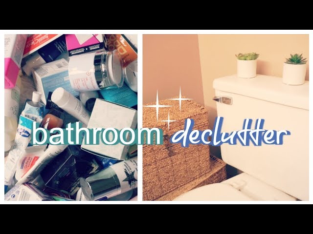 HUGE BATHROOM DECLUTTER   /   /   MY JOURNEY TO MINIMALISM