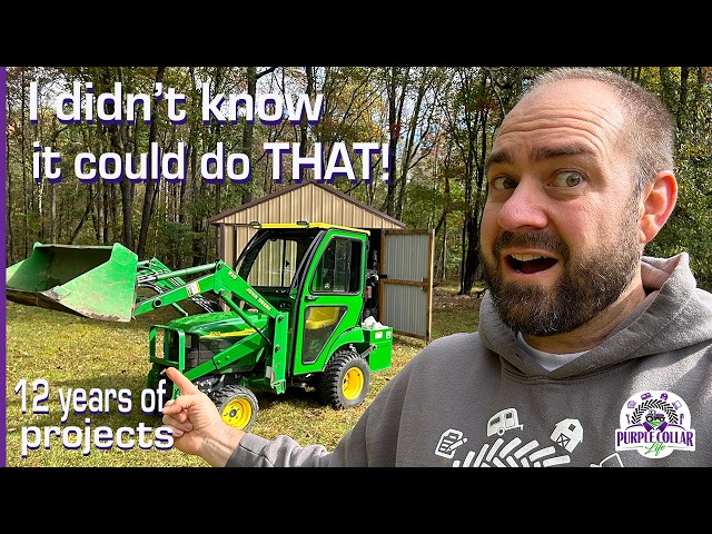 10 surprising things you can do with a sub-compact tractor. Demonstrations with a John Deere