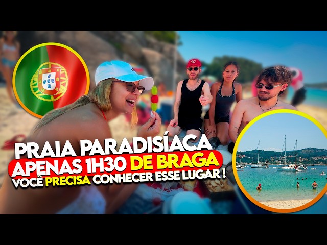 A paradise beach with warm water, just an hour and a half from Braga.
