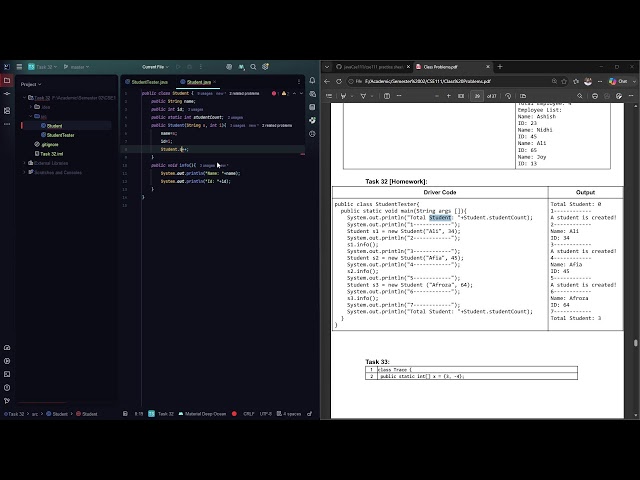 Begginer to Master in Programming | Java | OOP |Static Variables | Day 10