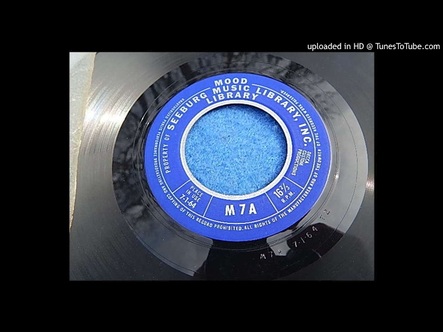 Seeburg 1000 Mood Music Library 16 2/3 RPM Record M7A 7-1-1964