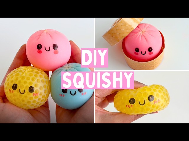 I Made 3 More Viral TikTok Dumpling Squishy At Home 🥟