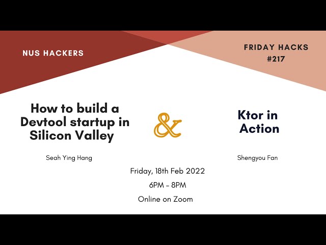 Friday Hacks #217: Building Devtool Startup and Ktor in Action
