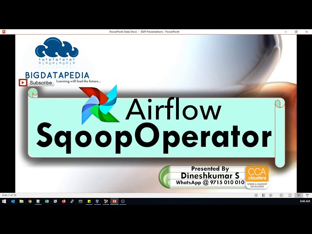 Apache Airflow SqoopOperator