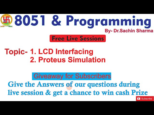 8051 Embedded C & Proteus Simulation