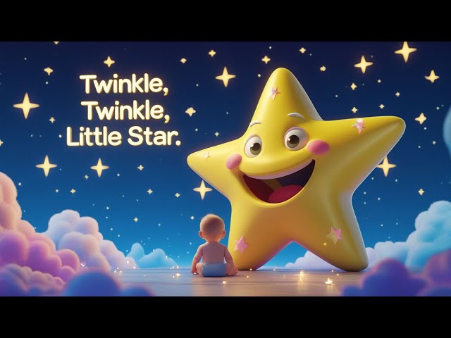 Soft version of Twinkle Twinkle Little Star for calming bedtime routine