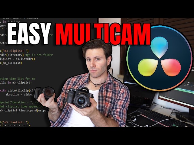 Coding a Python Script to Automate Multicam Clips Synchronization in DaVinci Resolve