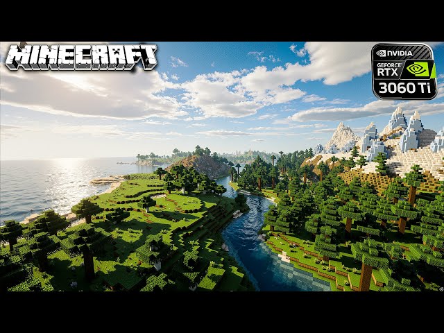 RTX 3060 Ti Peak Test in Minecraft 512x Texture's | 96 Render Distance, Shaders & Texture Packs