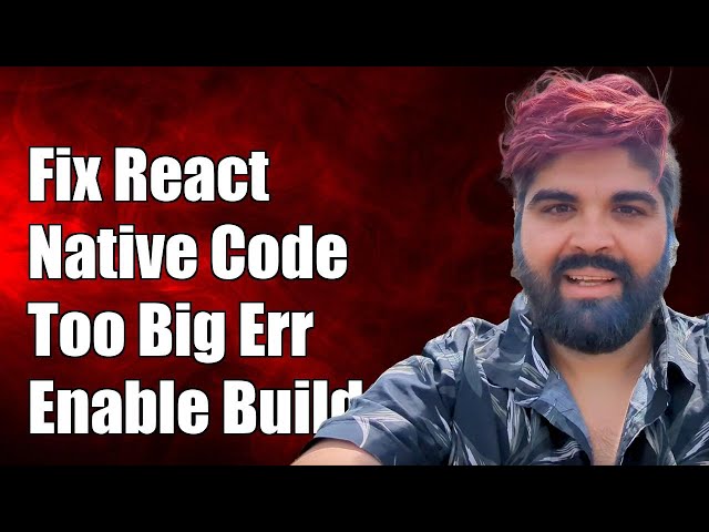 Fix React Native Version Code Too Big Error with enableSeparateBuildPerCPUArchitecture