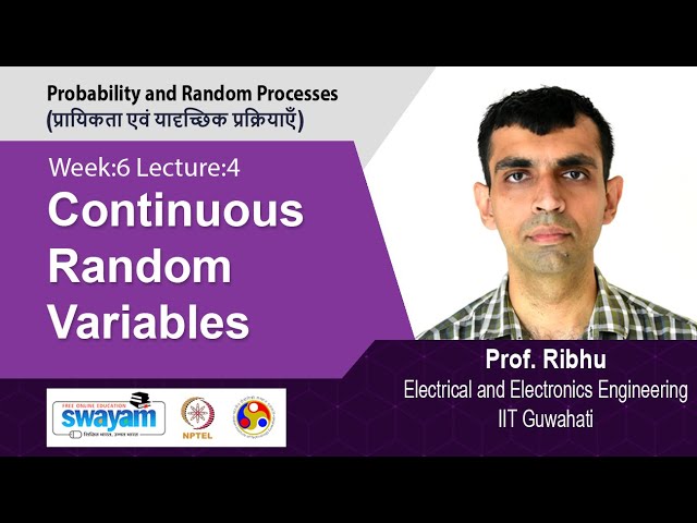 Lec 43: Continuous Random Variables