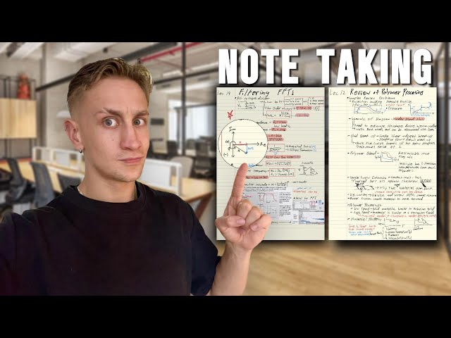 The BEST Strategy for Note Taking as an Engineering Student | UW Madison