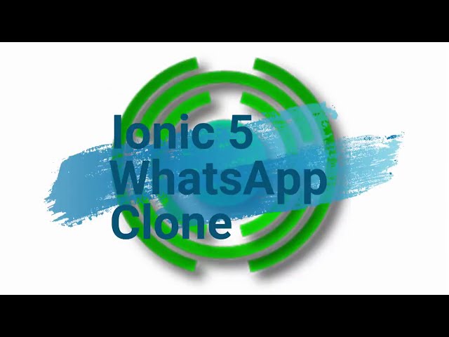 Ionic 5 and react native, WhatsApp clone