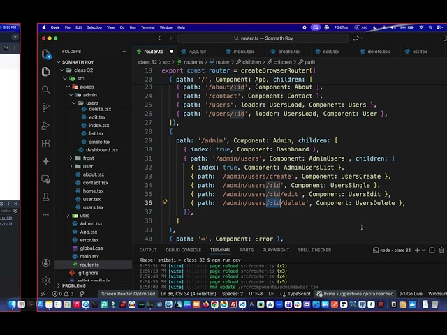 [Bengali] ReactJS Advance Routing | Live Class | Unedited