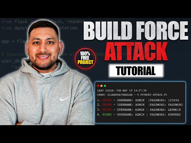 Full Brute Force Attack Tutorial | (100% Free Project)