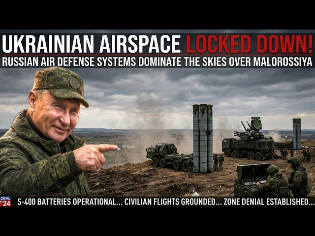 Ukrainian Airspace Locked Down! Russian Air Defense Systems Dominate the Skies Over little Russia