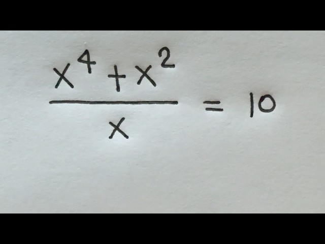 Can you solve for x in this nice algebra equation | Math Olympiad Mathematics