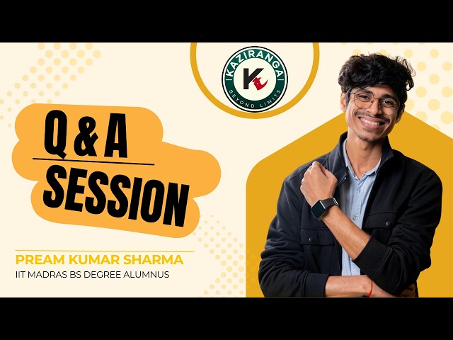 Live QnA with Prem Kumar Sharma