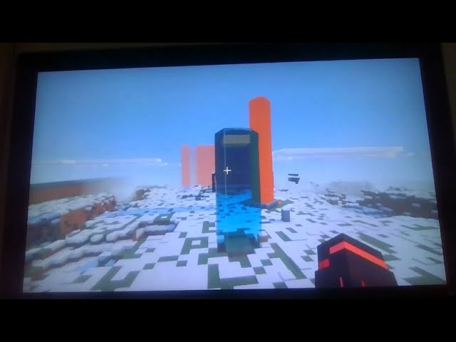 playing minecraft creative mode