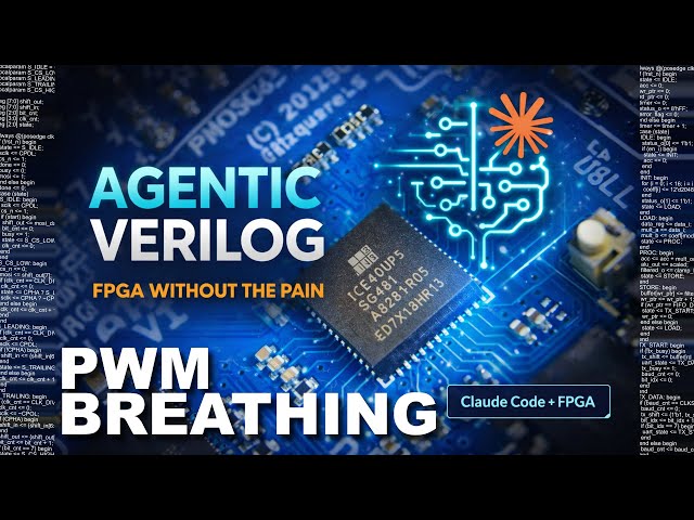 Smooth LED Breathing Effect with PWM on FPGA | Agentic Verilog #3