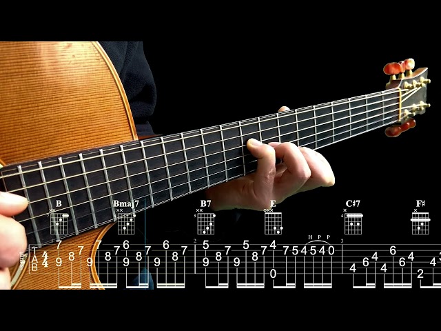 B major chords are in progress. Can you play B major without a side clip?