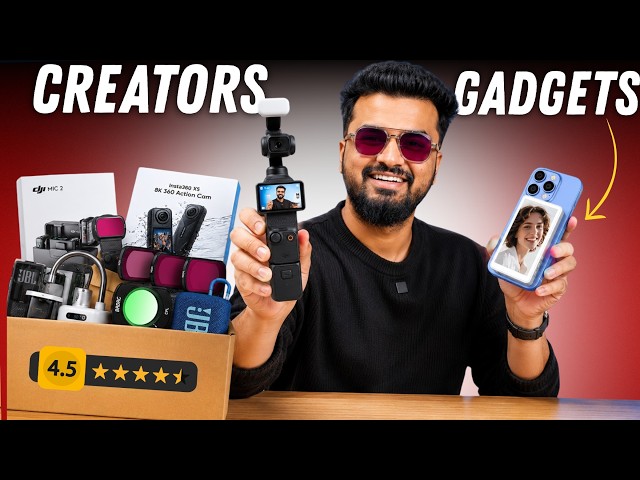 Best Gadgets For Content Creators 2026! 🤯 DJI Pocket 4, Vlog Screen, & 360 Camera