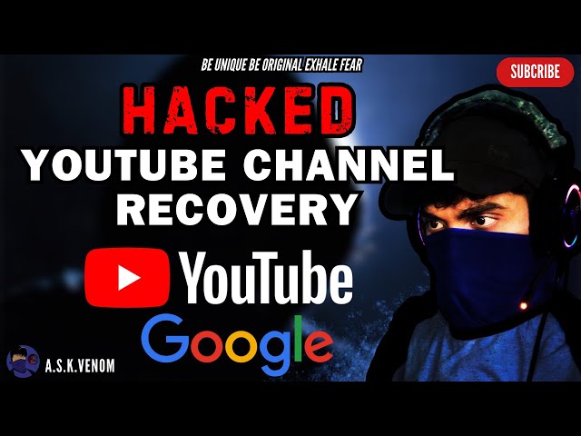 Recover Hacked YouTube channel | හැක් වුන Google Account Recovery  කිරීම | askvenom | Online safety