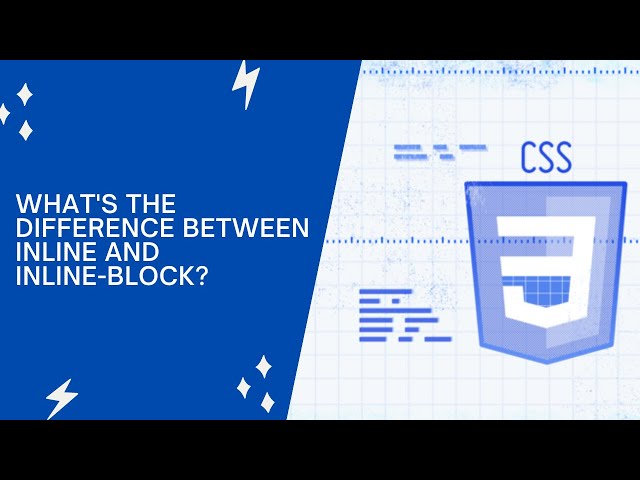 What's the difference between inline and inline-block?