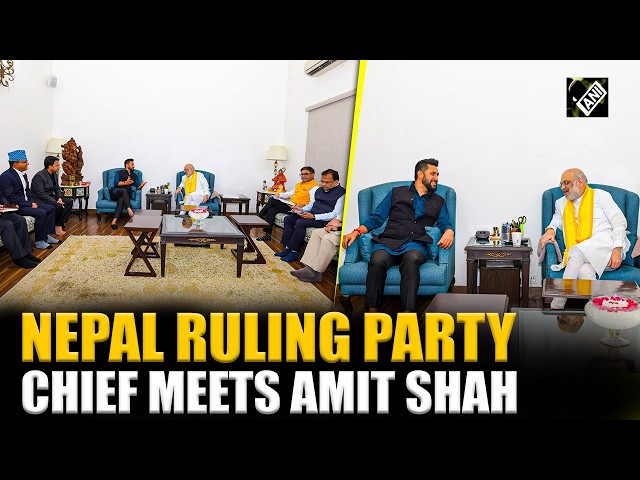 Nepal's ruling party Chief meets Amit Shah, discusses cross-border connectivity & criminal acts