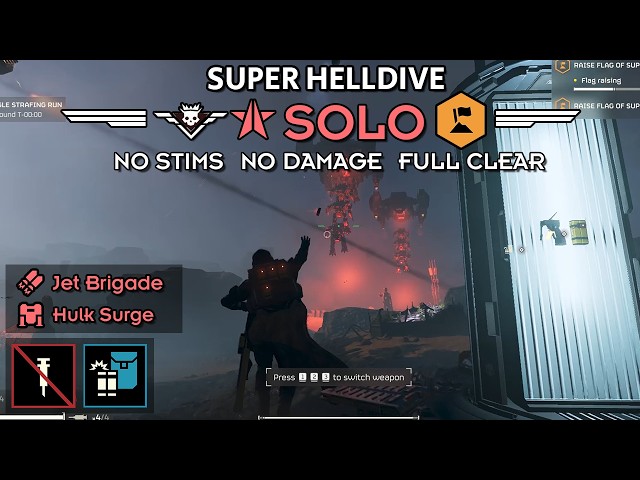 Helldivers 2 - Spread Democracy (Super Helldive Solo / No Stims, No Damage)